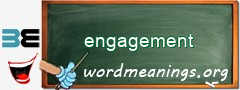 WordMeaning blackboard for engagement
